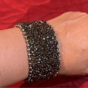 Elegant Silver Crystal Bracelet